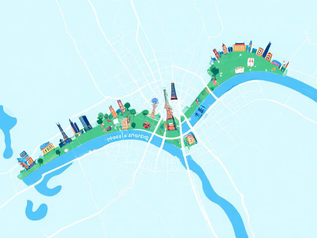 Carte stylisée de Paris 19eme et zones hôtelières